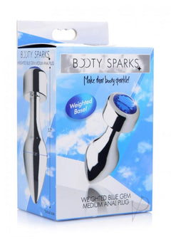 Booty Sparks Weight Aluminum Plug Blu Md_0