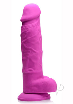 Strap U Silicone Dildo W/balls Pink_1