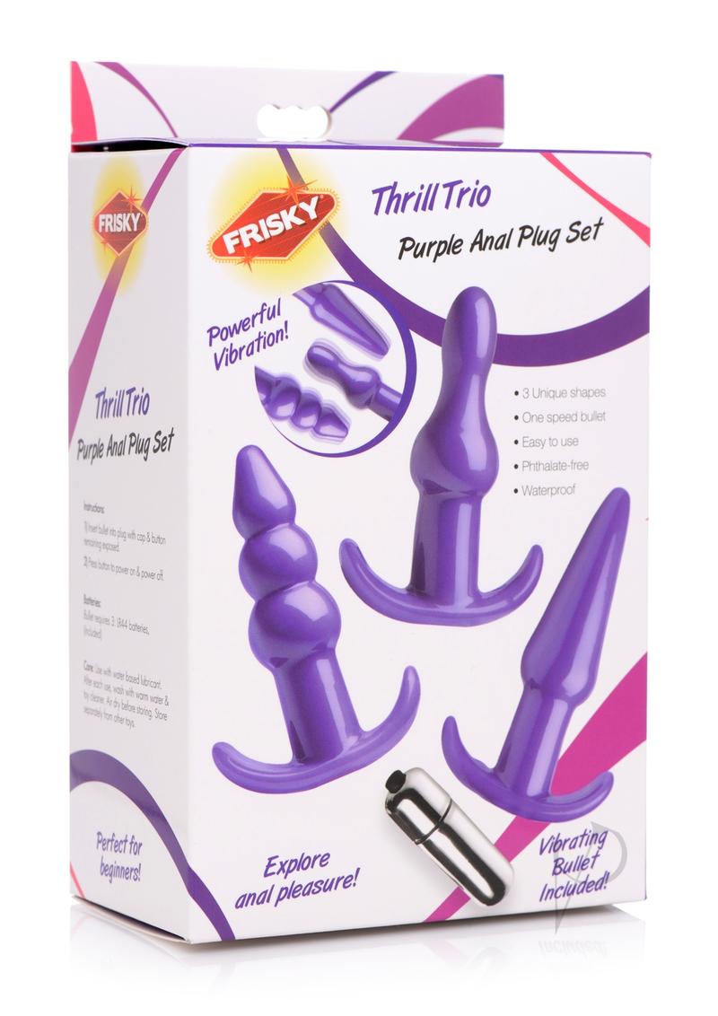 Frisky Thrill Trio Purple Anal Set_0