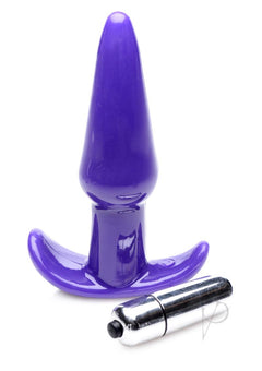 Frisky Thrilling Purple Smooth Anal Plug_1