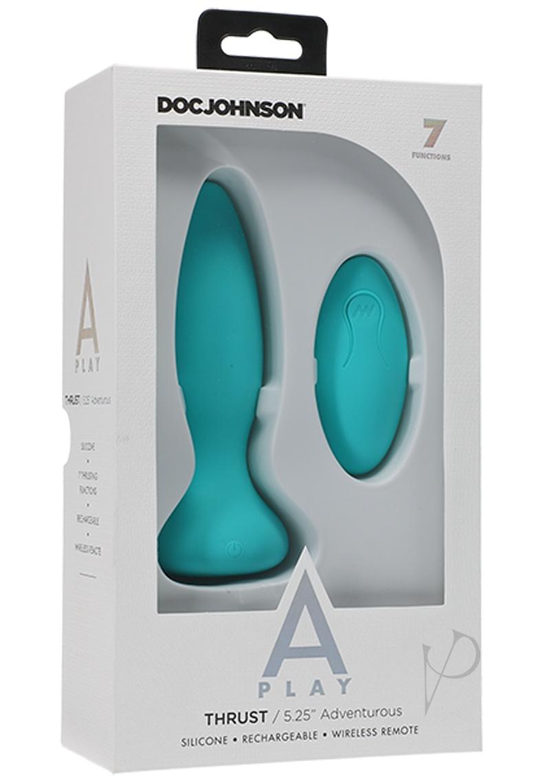 A-play Thrust Advent Plug W/remote Teal_0