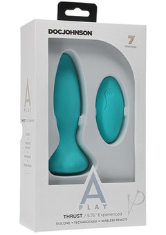 A-play Thrust Experi Plug W/remote Teal_0