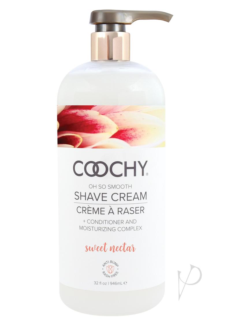 Coochy Shave Cream Sweet Nectar 32 Oz_0