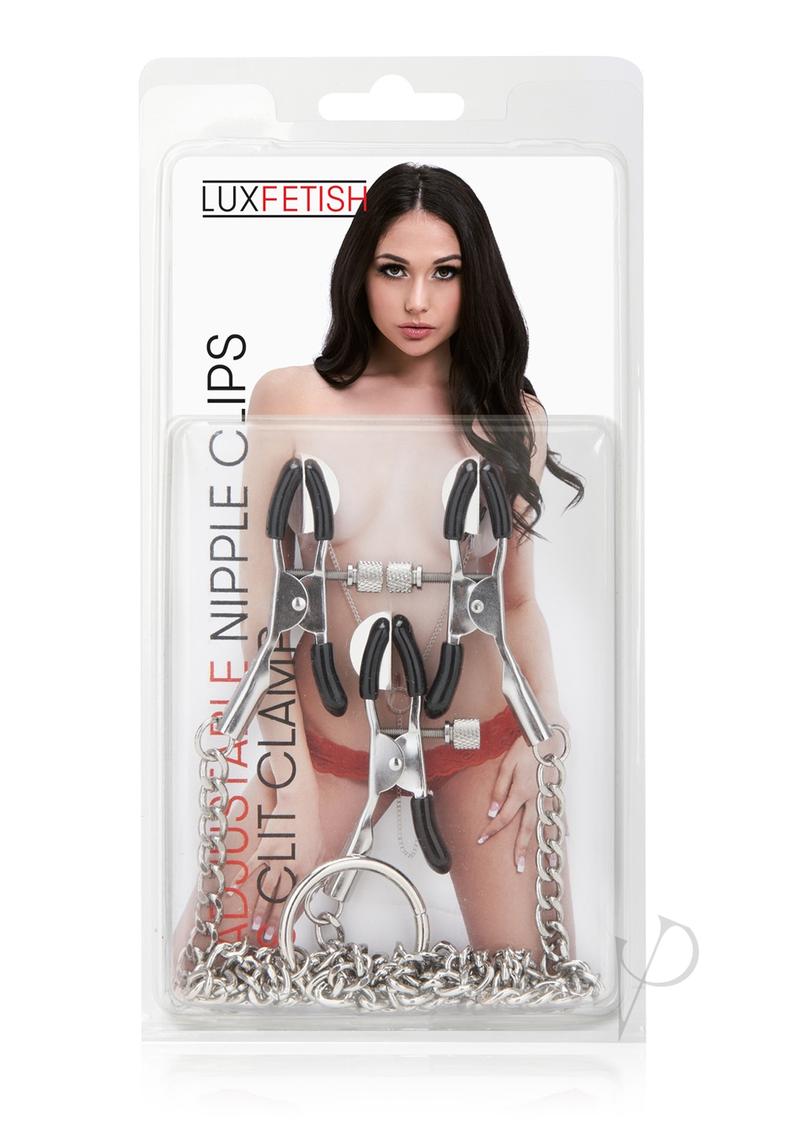 Lux F Adjustable Nipple and Clit Clamps_0