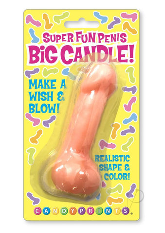 Cp Super Fun Big Penis Candle Pink_0