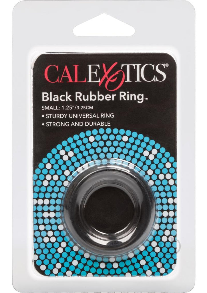 Rubber Cock Ring Small Black_0