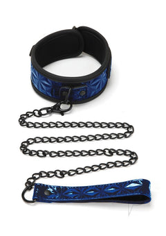 Whipsmart Diamond Collar And Leash Blue_1