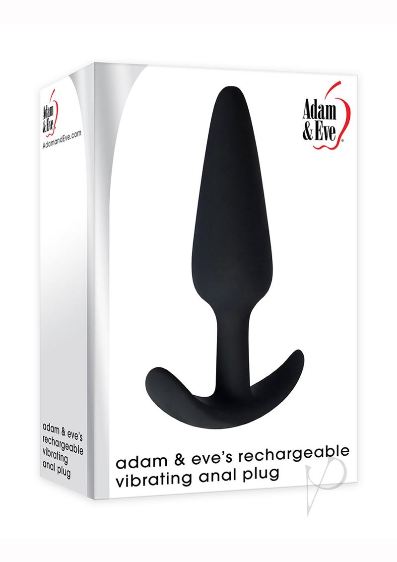 Aande Rechargeable Vibrating Plug Black_0