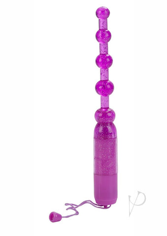 Image of Vibrating Pleasure Beads Purple_1