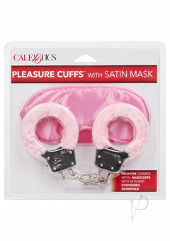 Pleasure Cuffs W/satin Mask_0