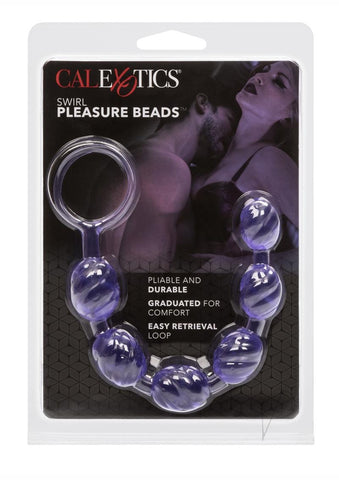 Image of Swirl Pleasure Beads - Purple_0