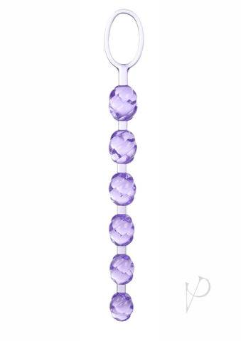 Image of Swirl Pleasure Beads - Purple_1