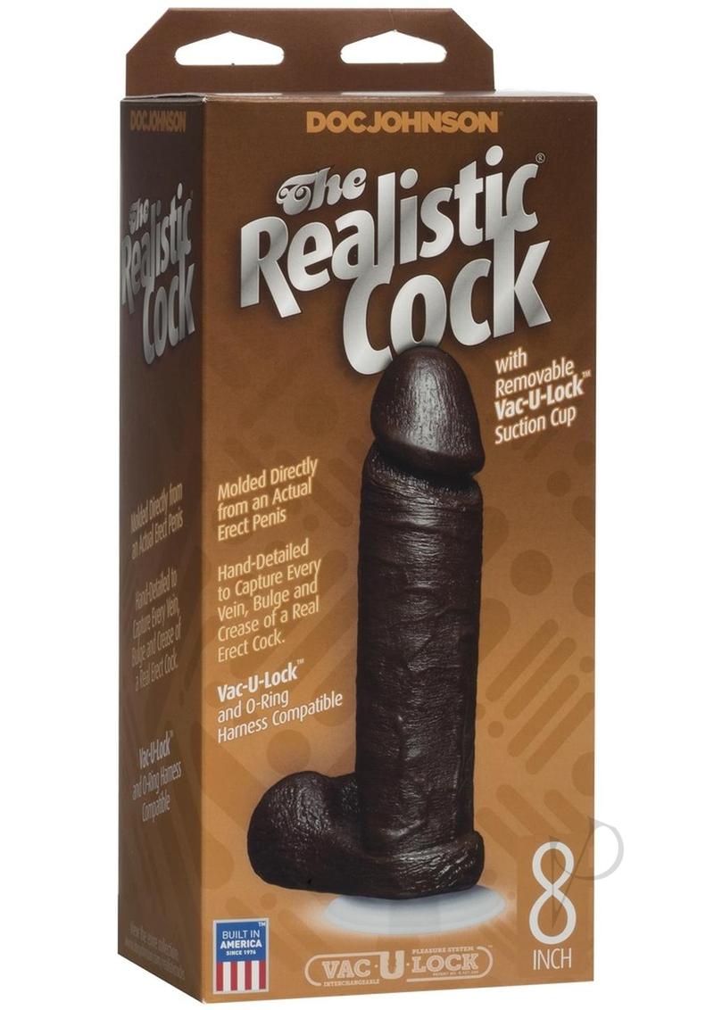 The Realistic Cock Black 8_0