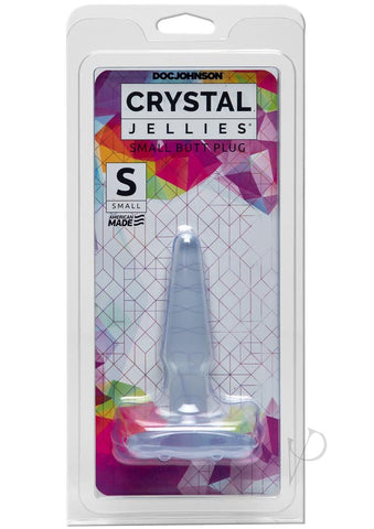 Image of Crystal Jellies Butt Plug Sm Clear_0