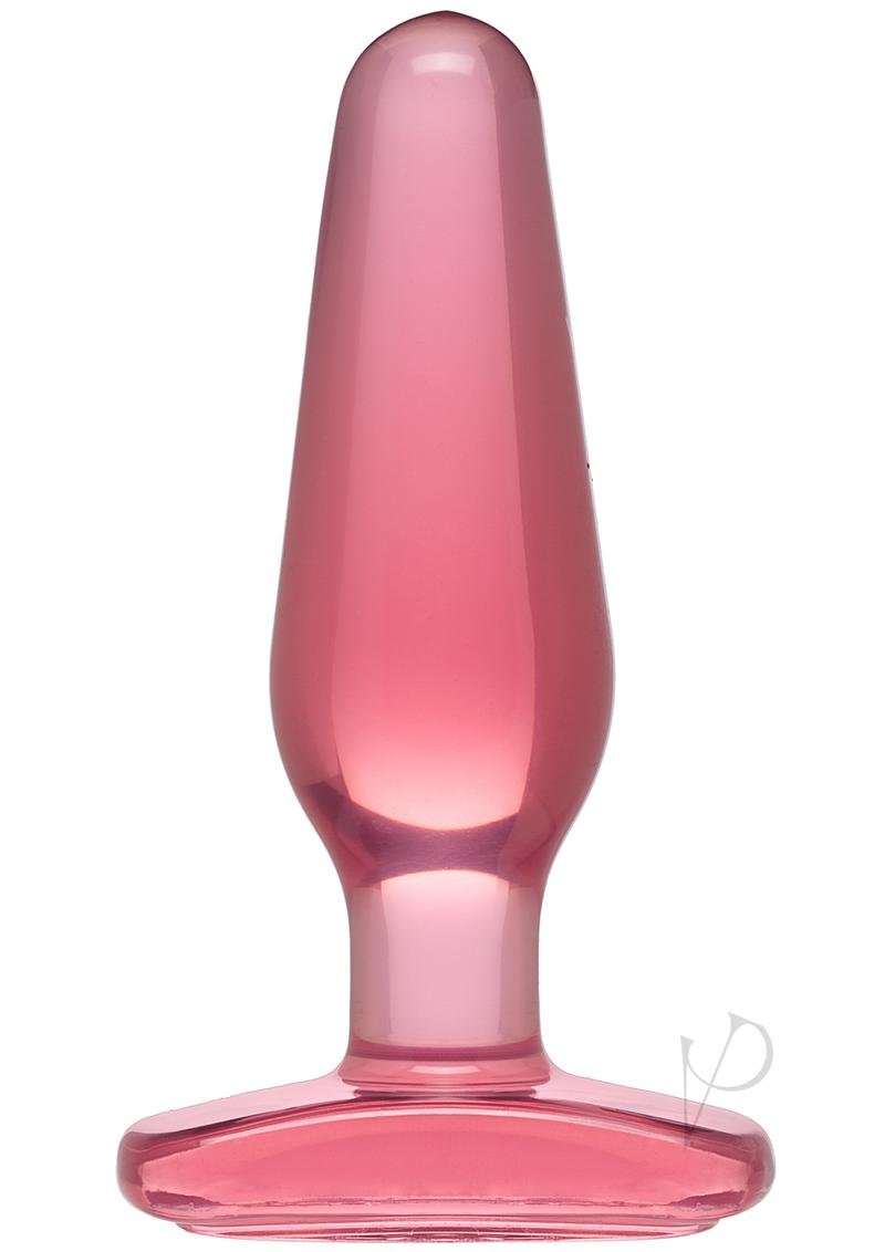 Crystal Jellies Butt Plug Med Pink_1