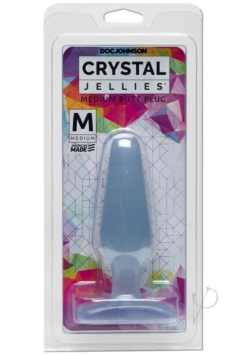 Crystal Jellies Butt Plug Med Clear_0